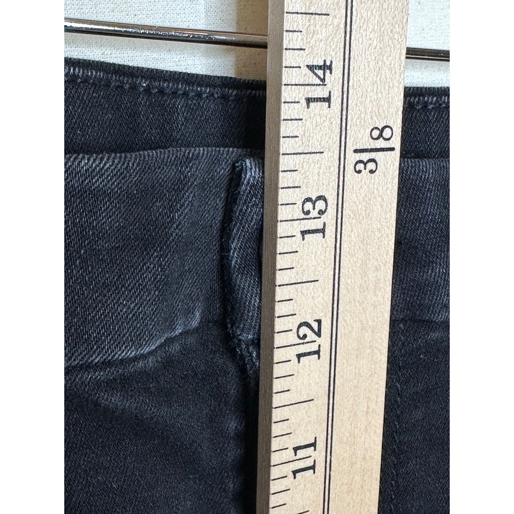 American Eagle Women's High Rise Jeans size 12 Black Denim - Picture 9 of 10